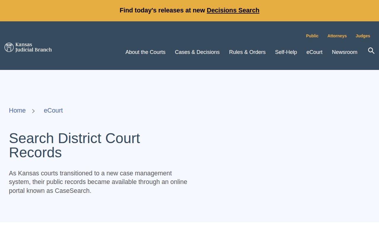Kansas court record access for Logan County wanted and warrant context